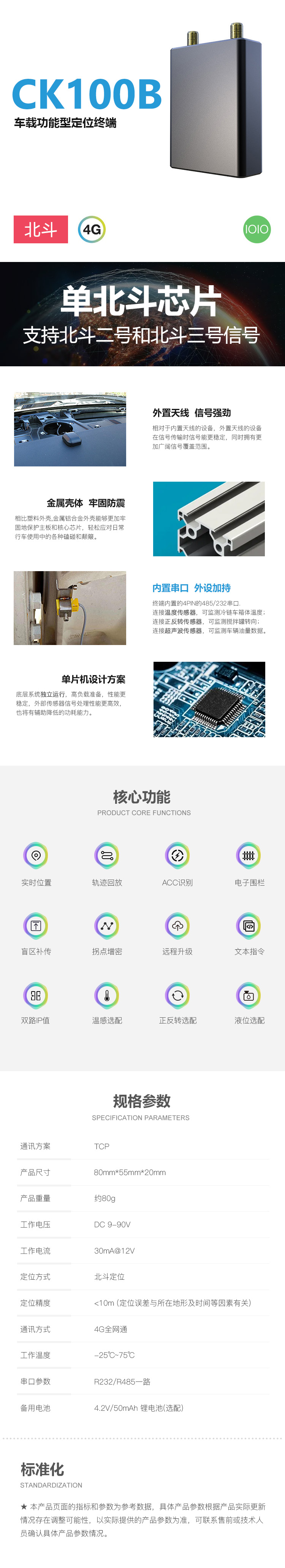 CK100B 工业串口 产品详情
