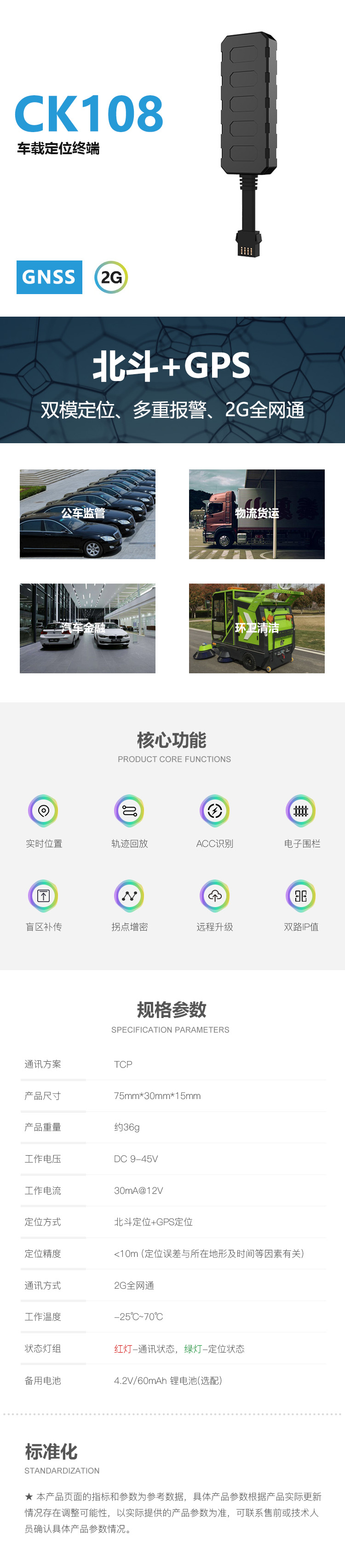 CK108 车载有线 产品详情