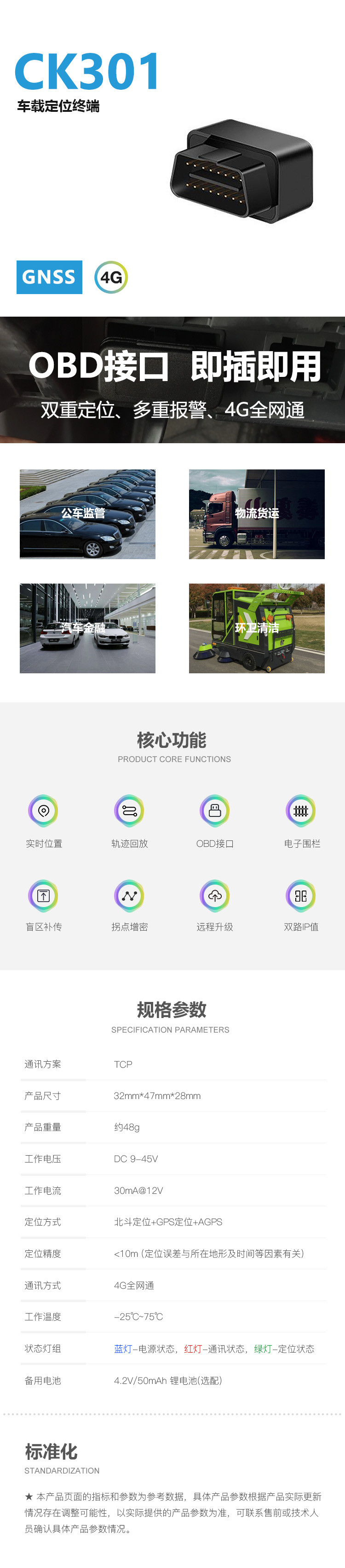 CK301 车载有线 产品详情