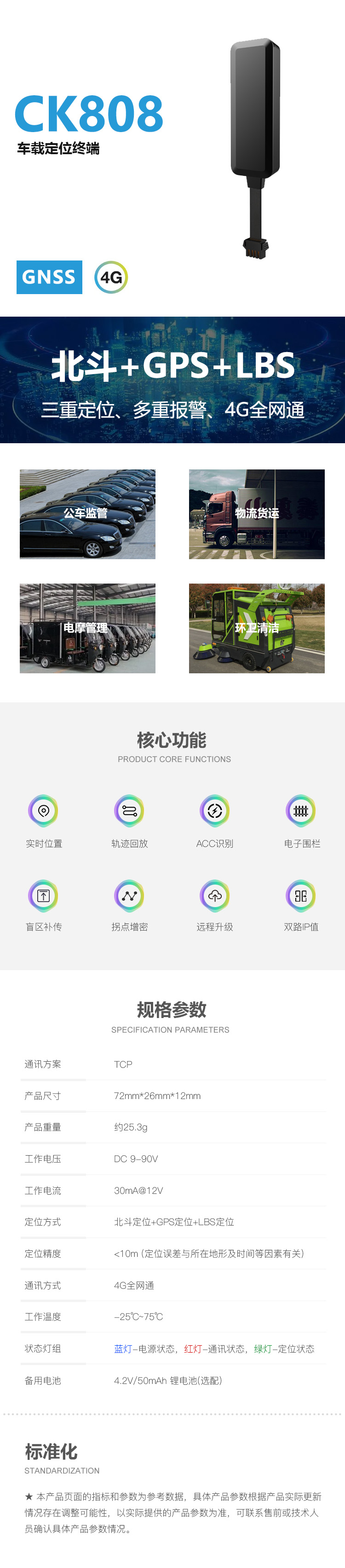 CK808 车载有线 产品详情